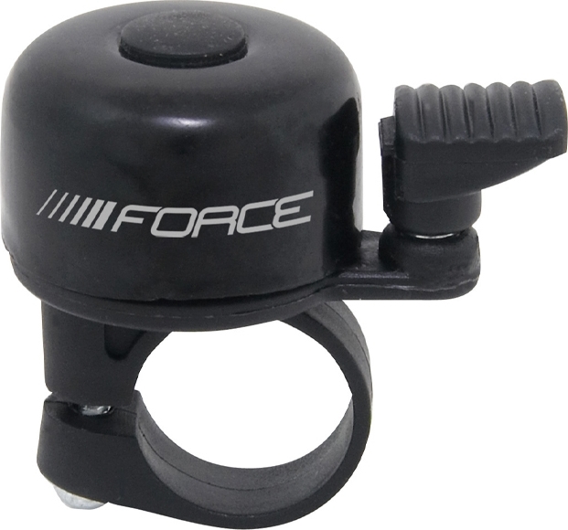 Zvonek FORCE MINI Fe/plast 22,2mm paličkový, černý