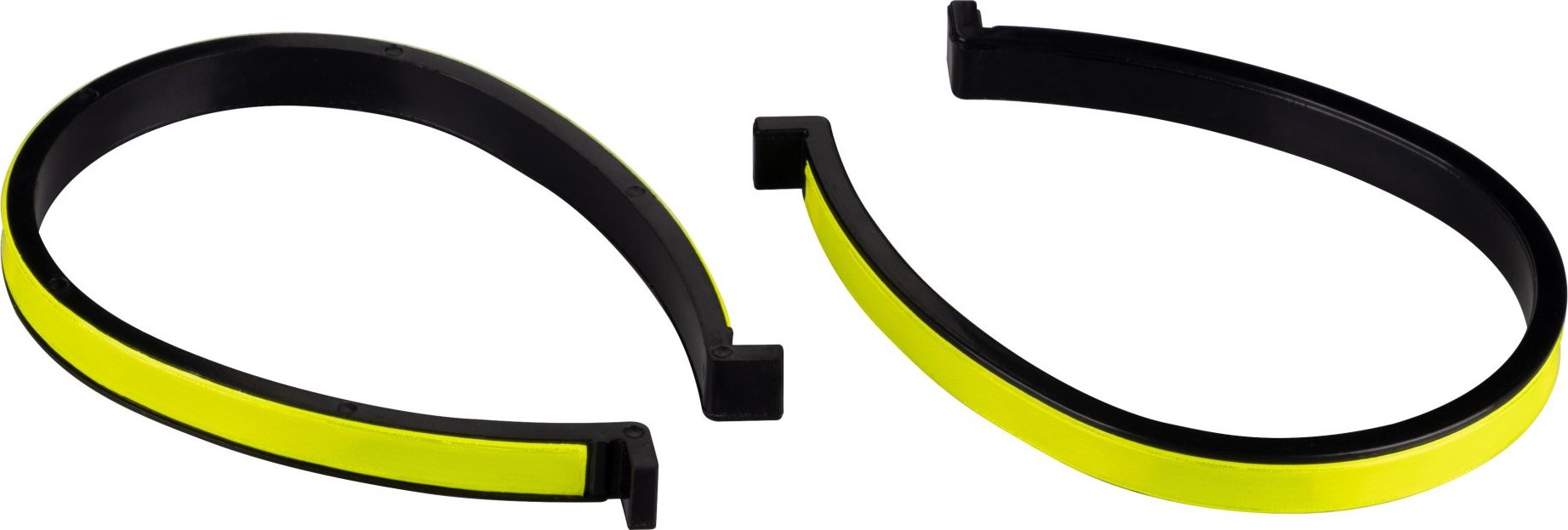 FORCE klipy na nohavice FORCE, reflexní, plastové