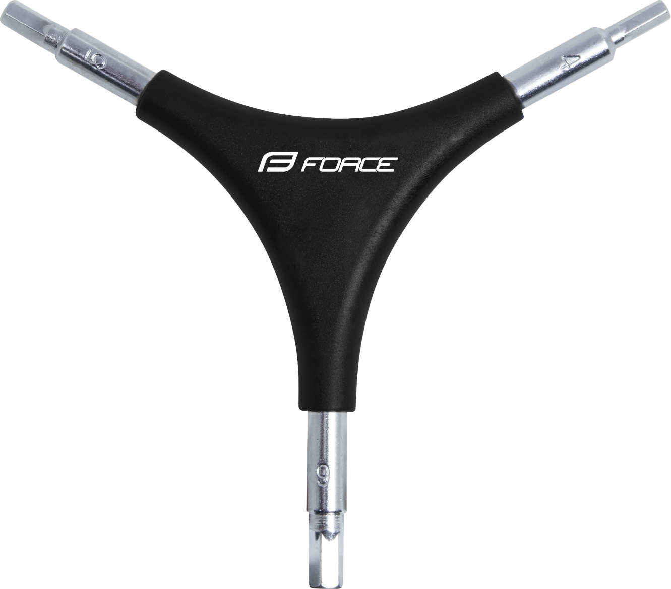 klíč inbus FORCE trojstranný 4/ 5/ 6, černý