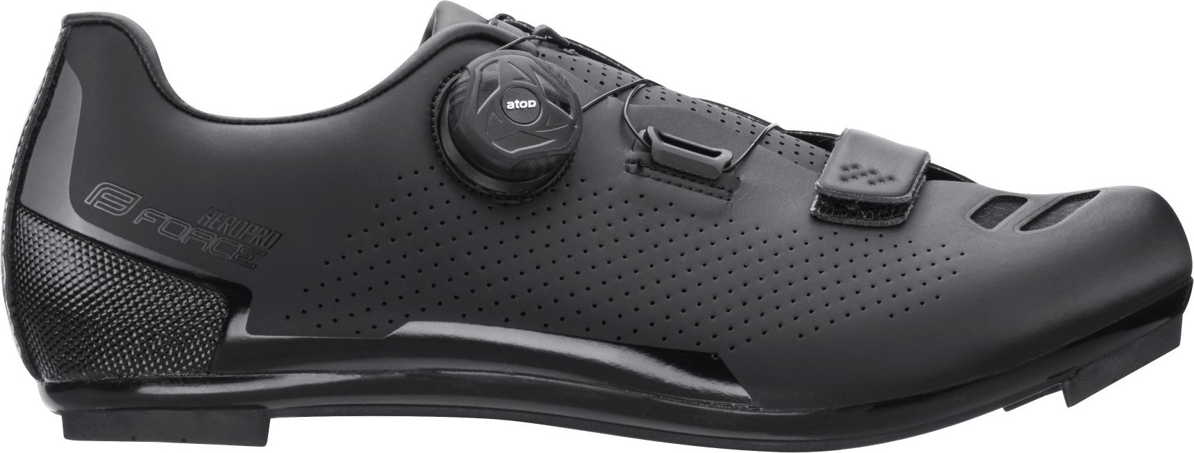 tretry FORCE ROAD HERO PRO, černé Velikost: 36