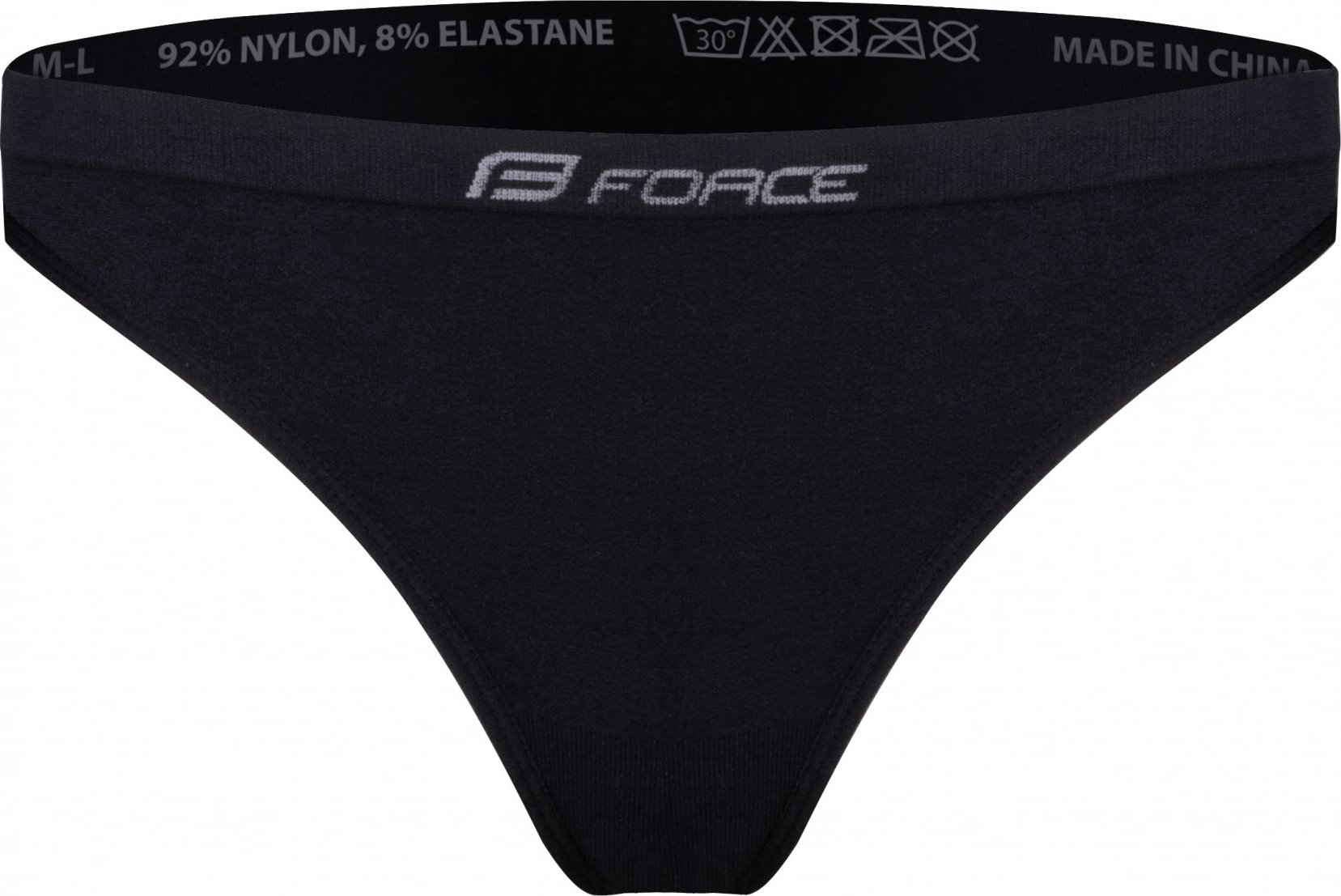 FORCE dámské spodní prádlo-brazilky 3 pack, černé Velikost: XL-XXL