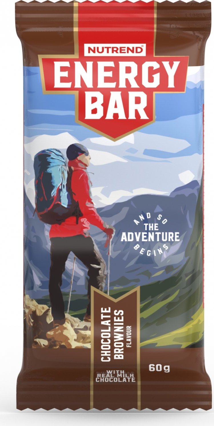 Nutrend Energy Bar 60 g - čokoládové brownies