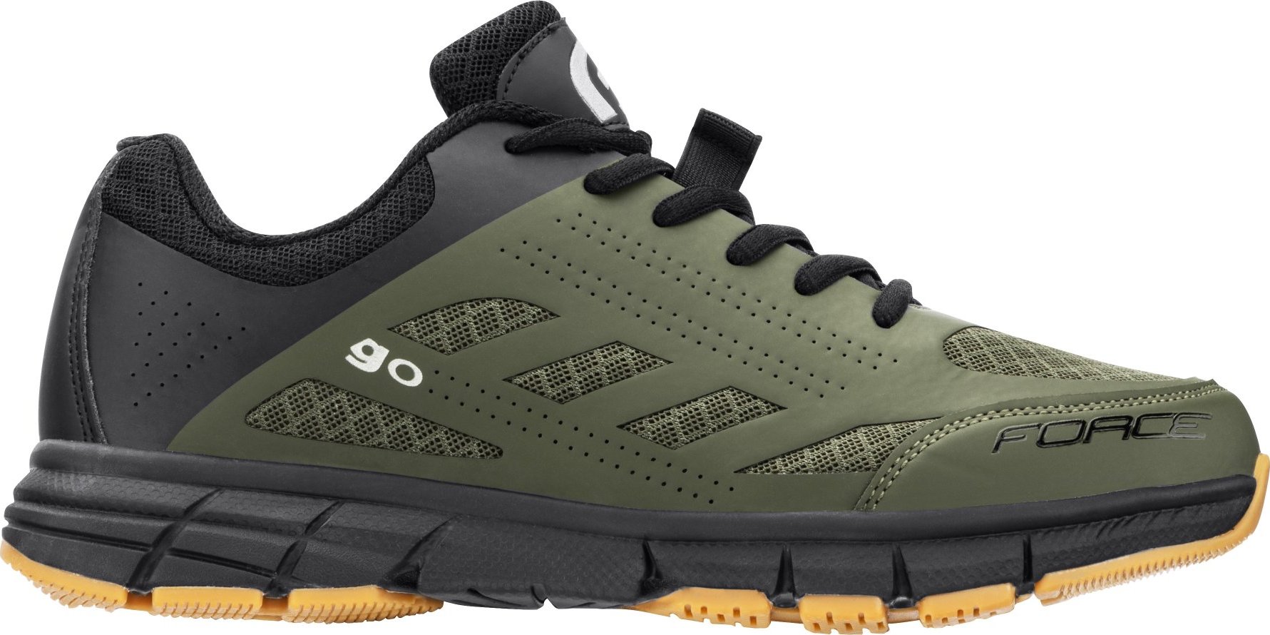 tretry FORCE MTB GO, army Velikost: 36