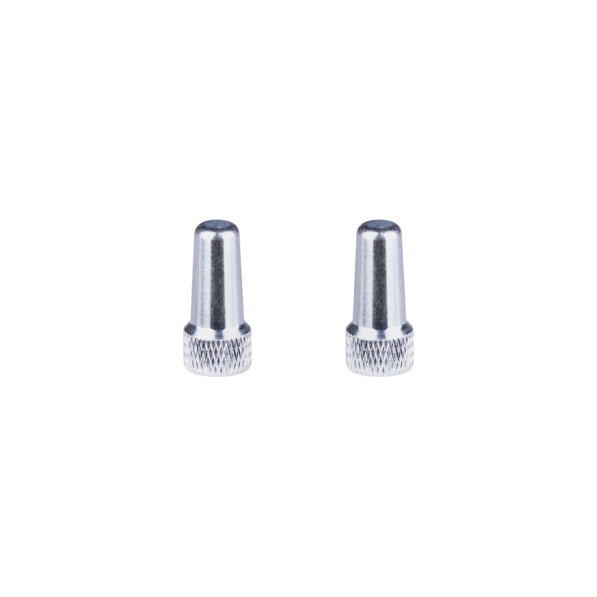 FORCE čepičky galuskového ventilku, hliníkové, stříbrné