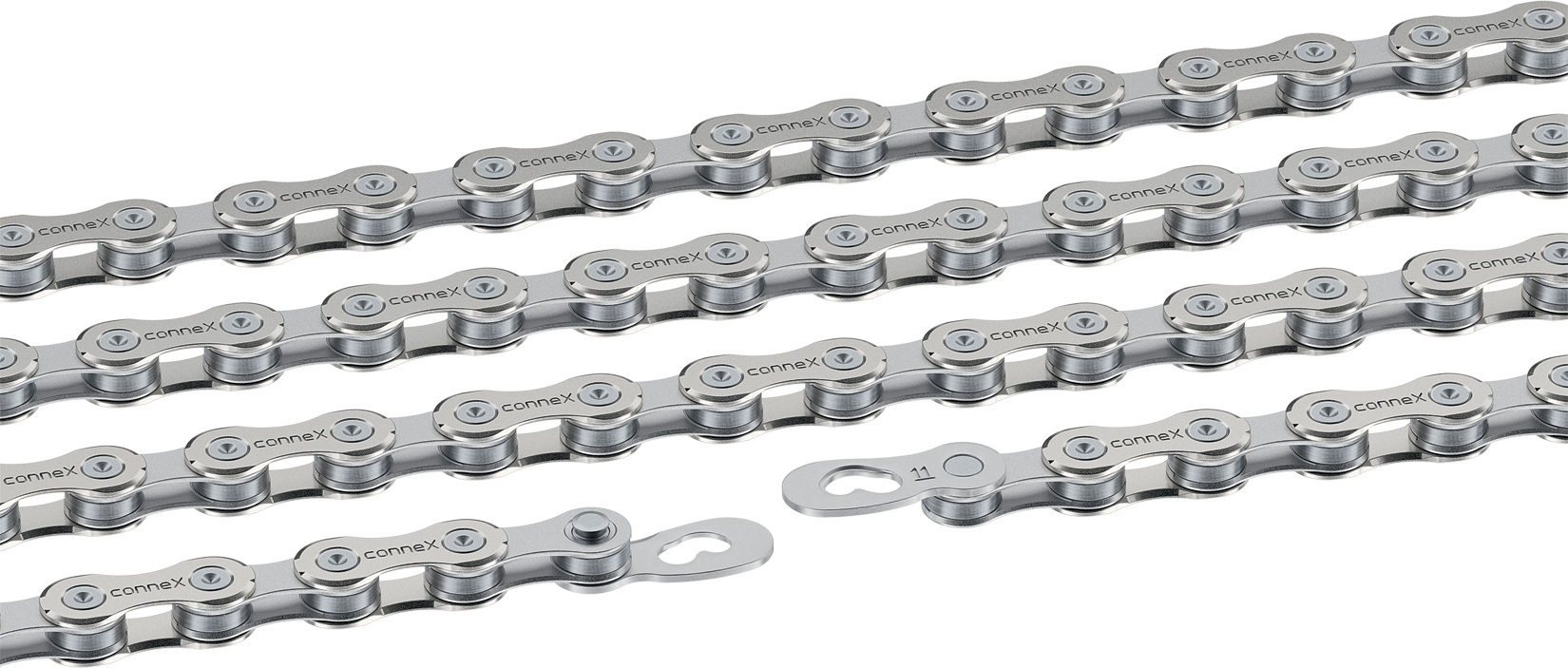 řetěz CONNEX 11sE pro E-BIKE 11-kolo, stříbrný