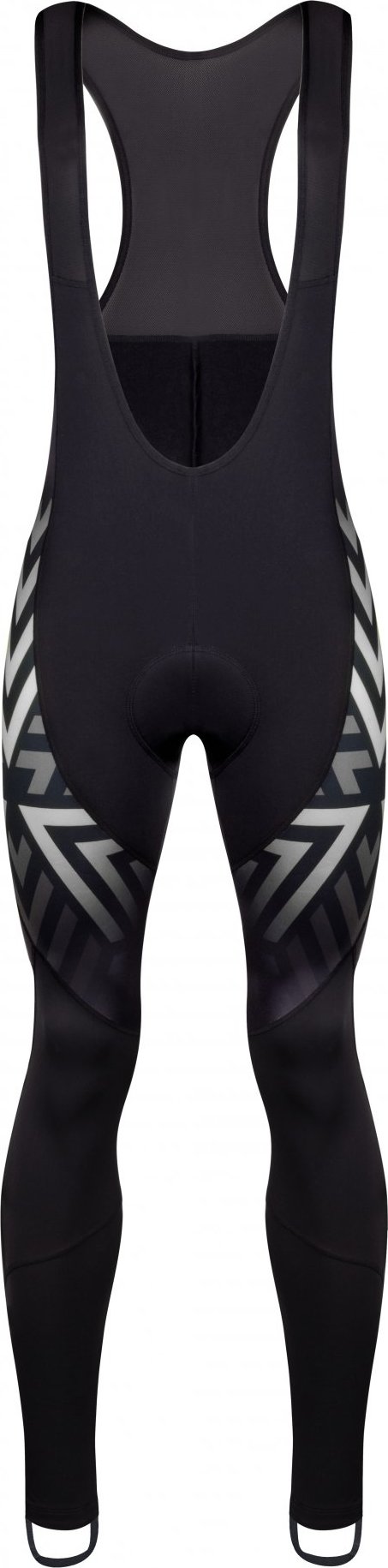 FORCE kalhoty F SPIKE se šráky a vložkou, černo-bílé Velikost: XXL