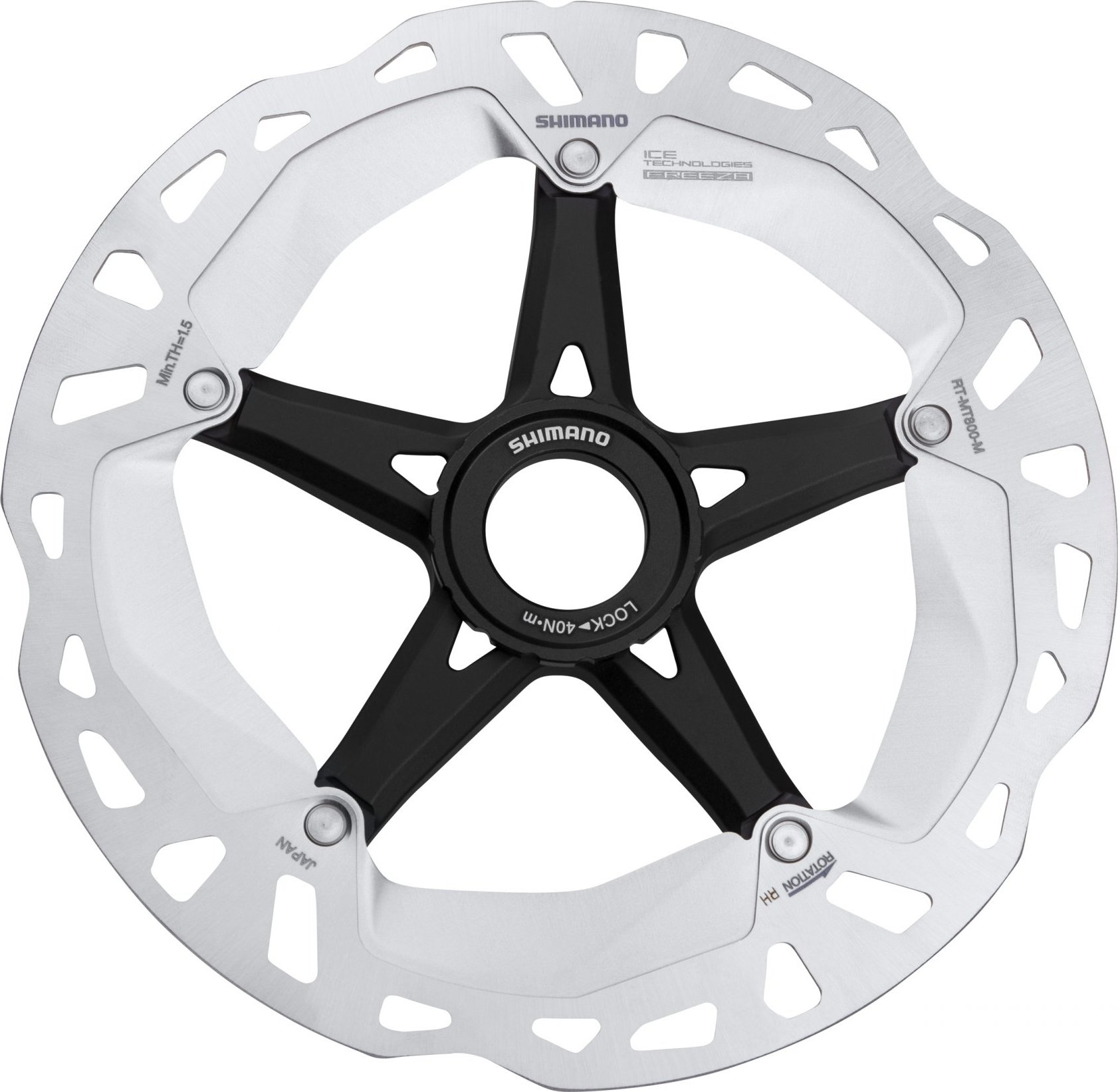 SHIMANO kotouč brzdový SH RTMT800 CENTER LOCK 180 mm