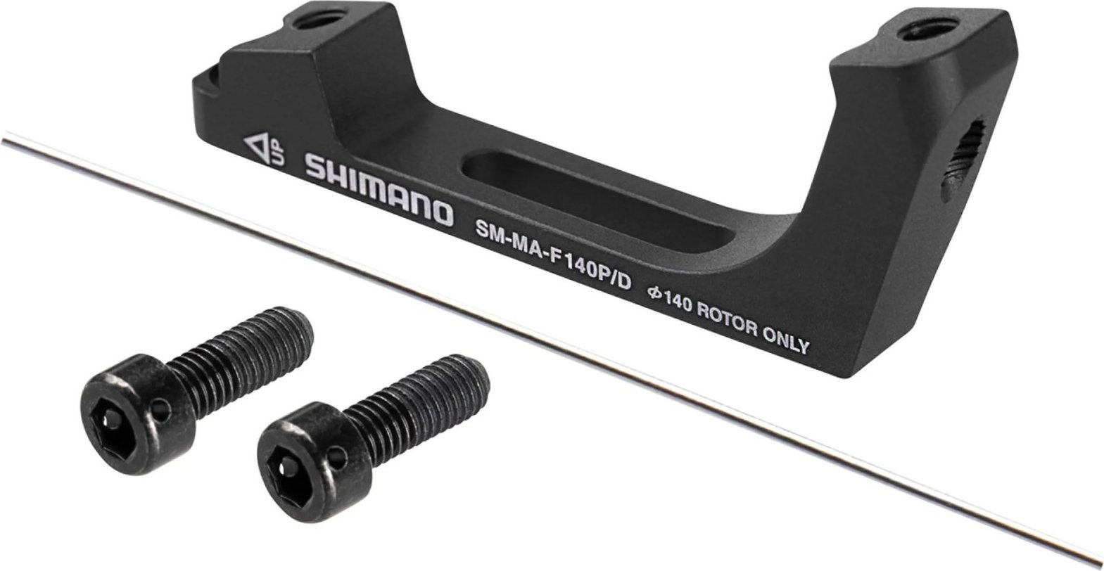 adaptér přední SHIMANO FLAT/POST 140mm, černý