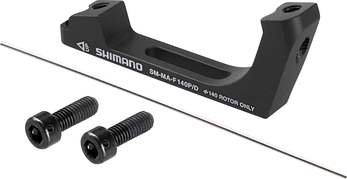 adaptér přední SHIMANO FLAT/POST 140mm, černý