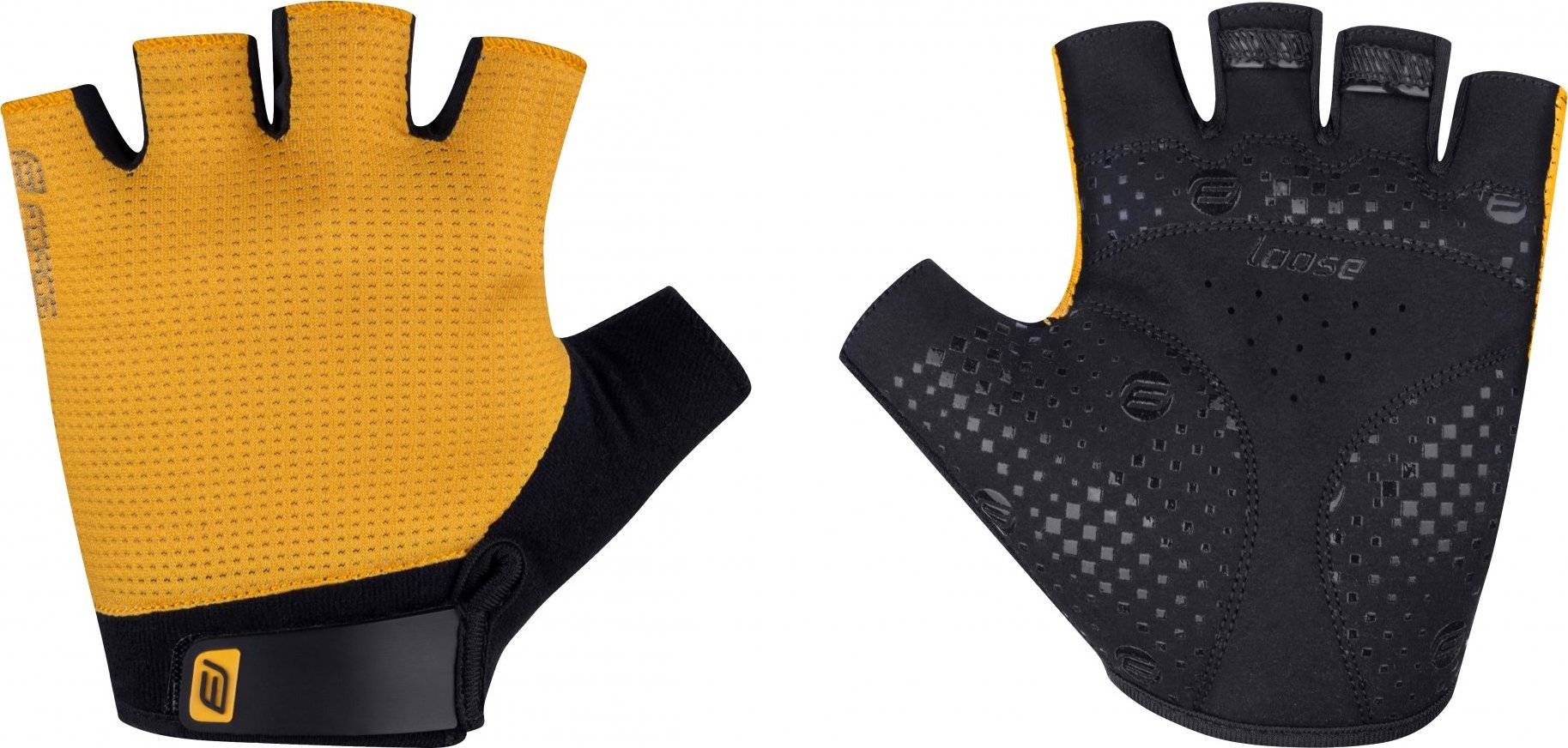 rukavice FORCE LOOSE, žluté Velikost: M