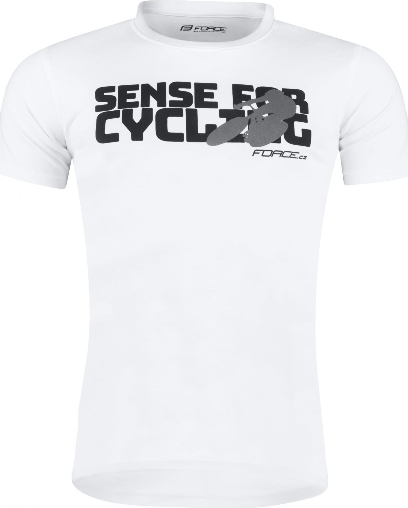 triko FORCE SENSE krátký rukáv, bílé Velikost: XL