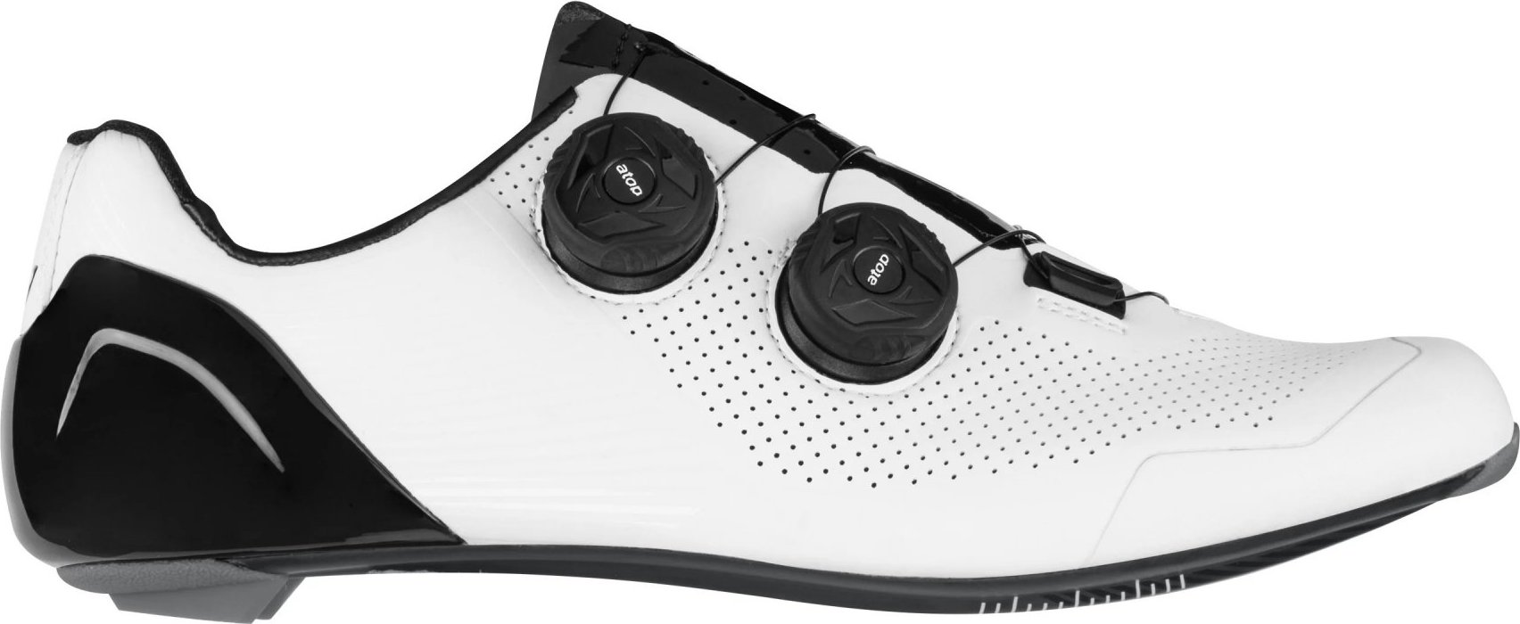 tretry FORCE ROAD WARRIOR CARBON, bílé Velikost: 43