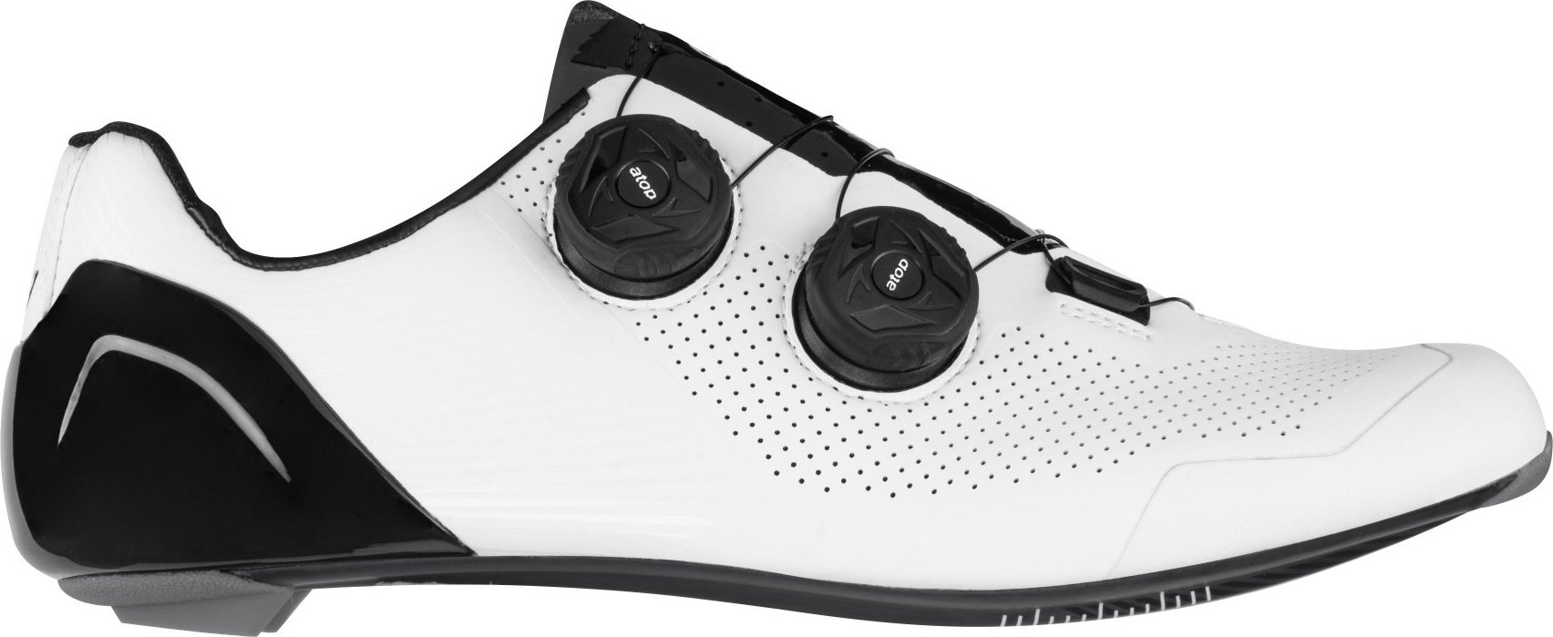 tretry FORCE ROAD WARRIOR CARBON, bílé Velikost: 42