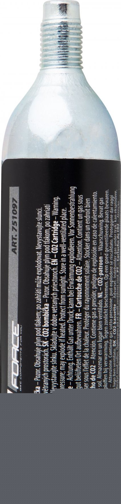 bombička FORCE 25 g CO2 závitová