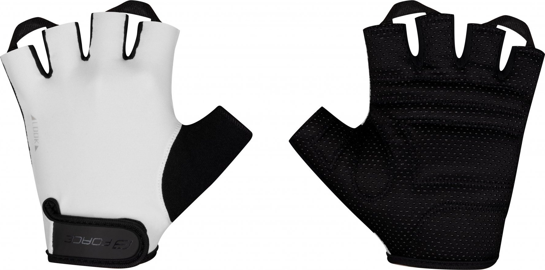 rukavice FORCE LOOK, bílé Velikost: S