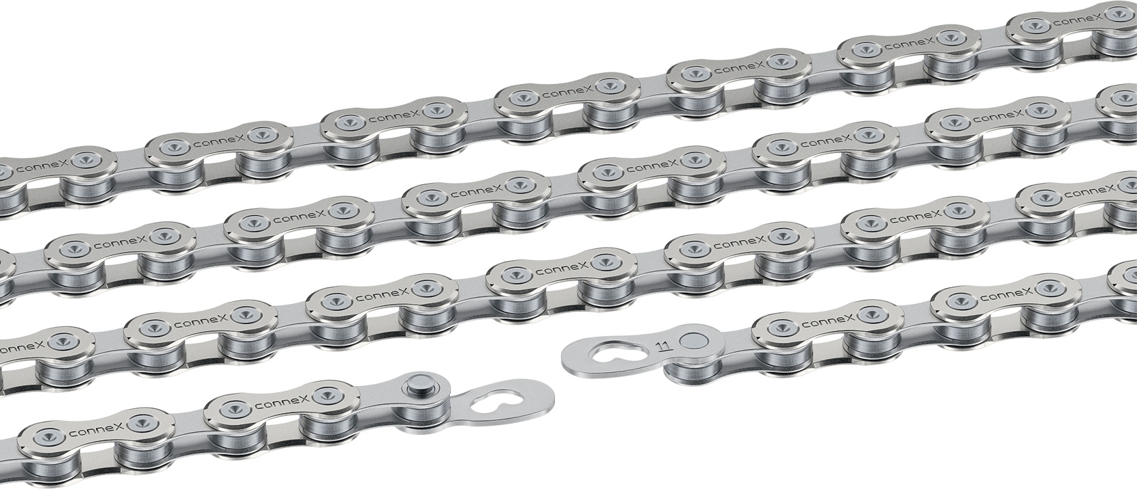 řetěz CONNEX 11sX pro 11-kolo, stříbrný