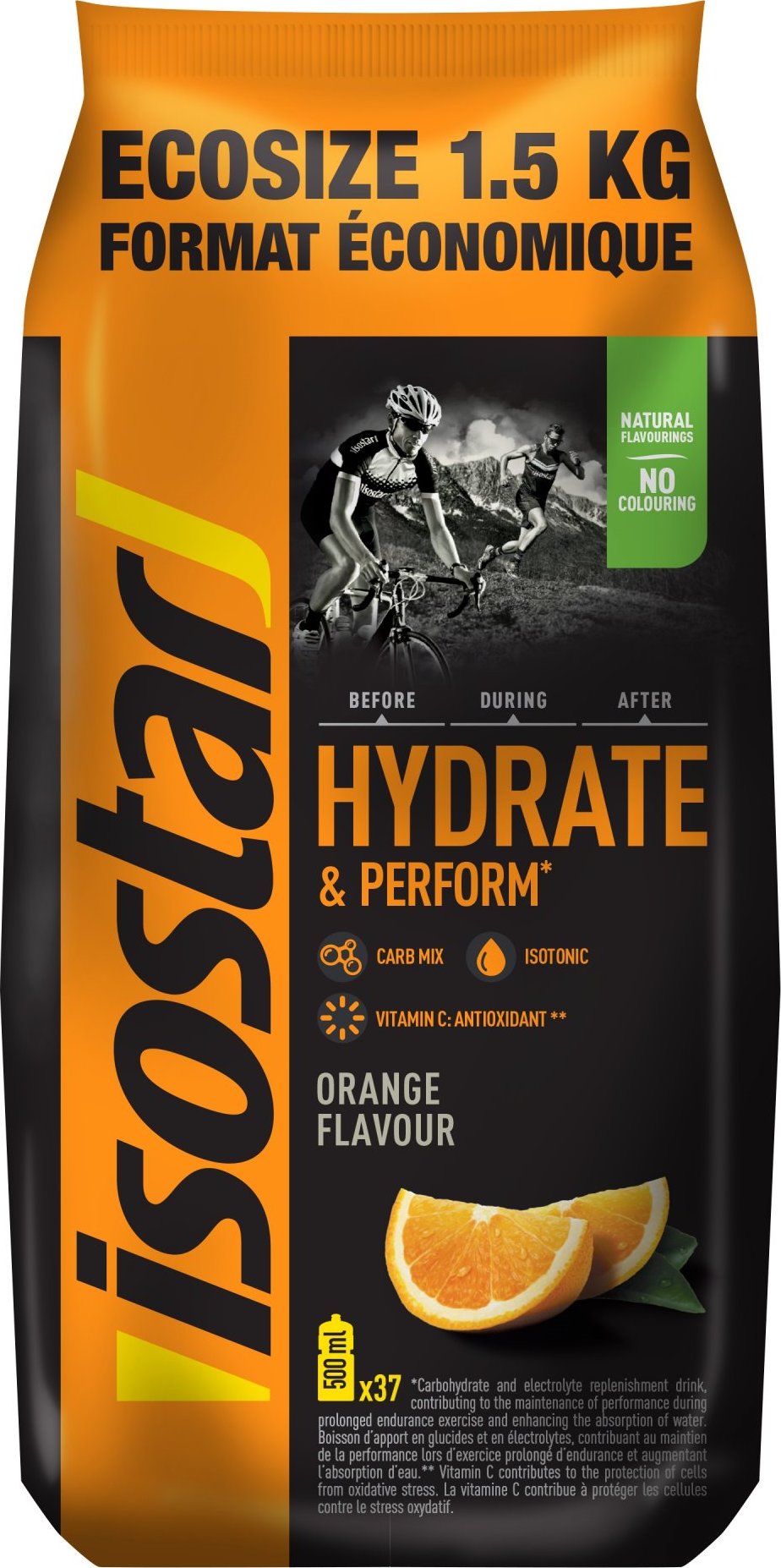 Isostar Hydrate & Perform 1500 g - pomeranč