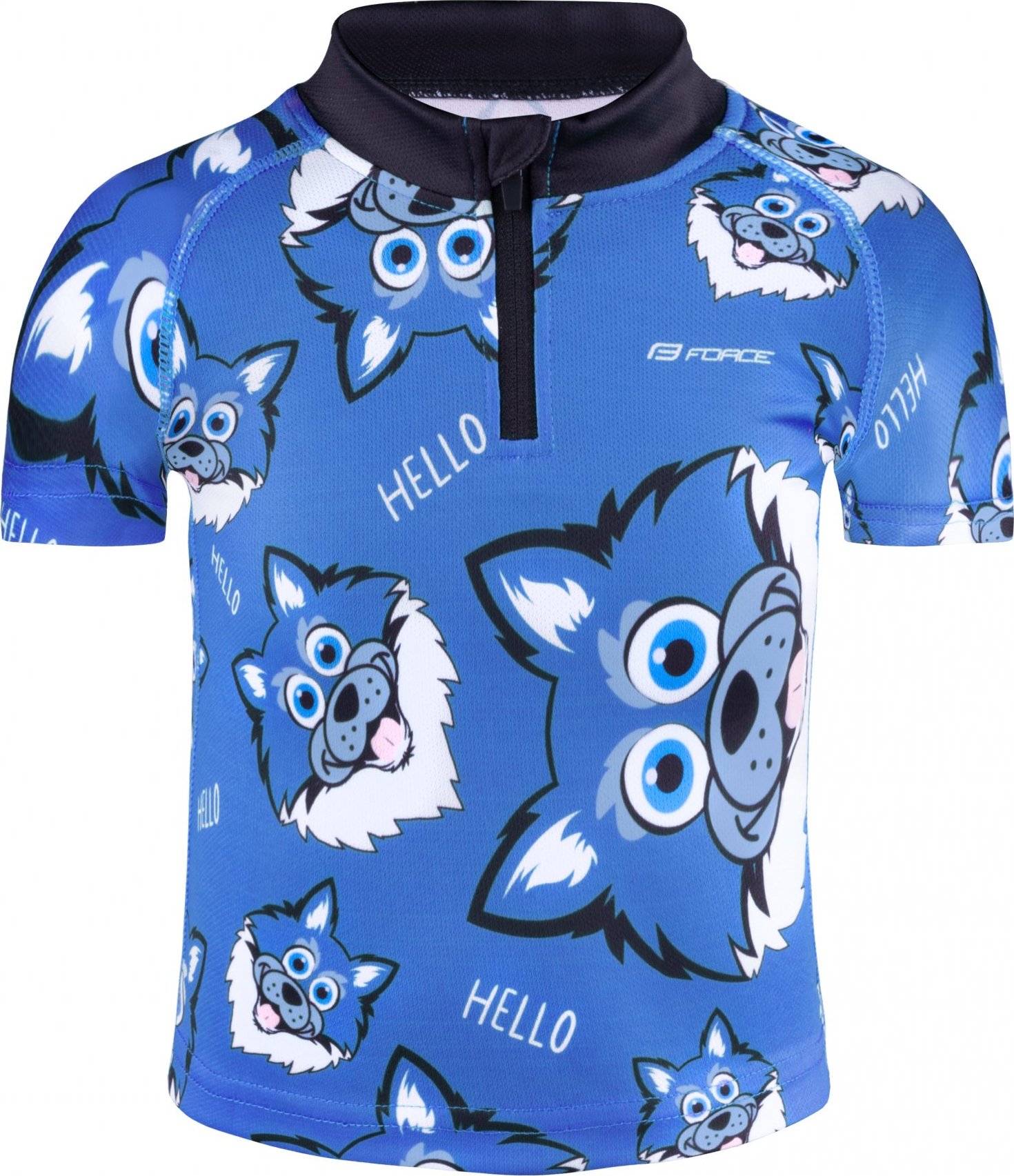 dres FORCE WOLFIE KID, modrý Velikost: 90