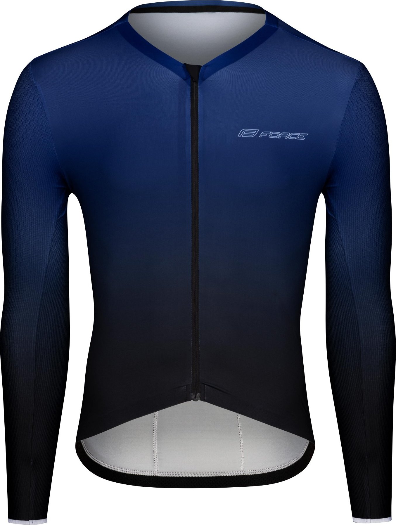 dres FORCE SMOOTH dlouhý rukáv, modro-černý Velikost: XS