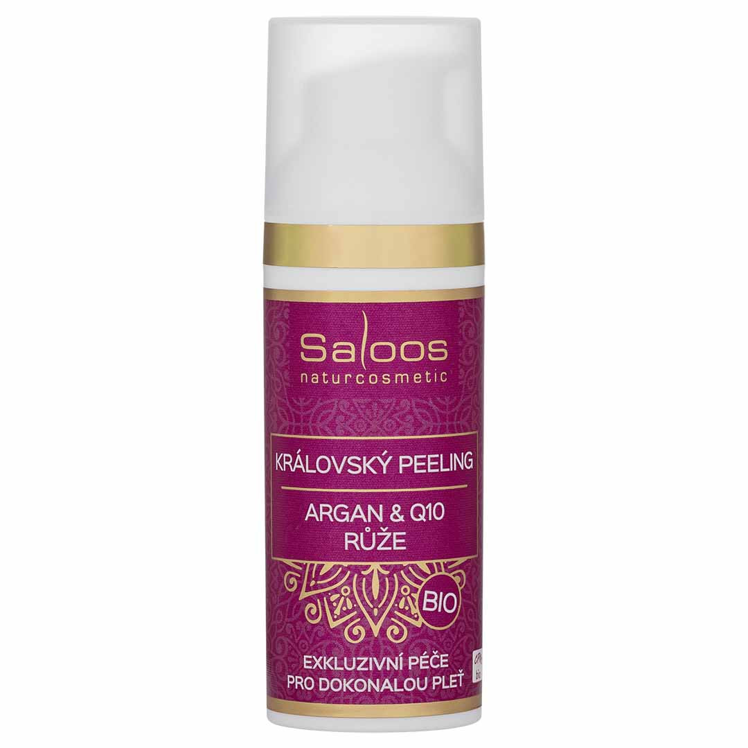 Saloos bio Pleťový královský peeling Růže