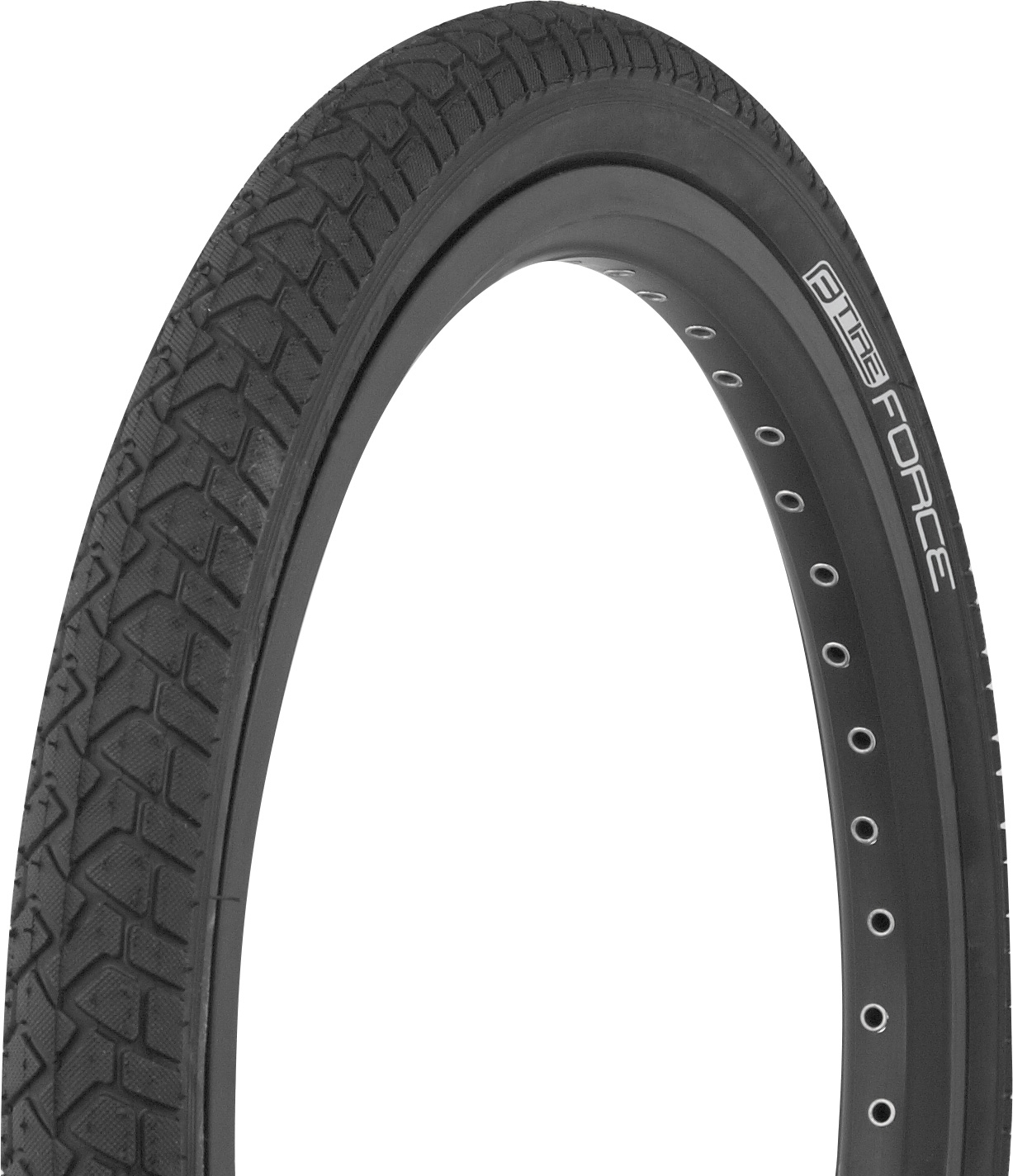 plášť FORCE 20 x 1,75, IA-2502, drát, černý