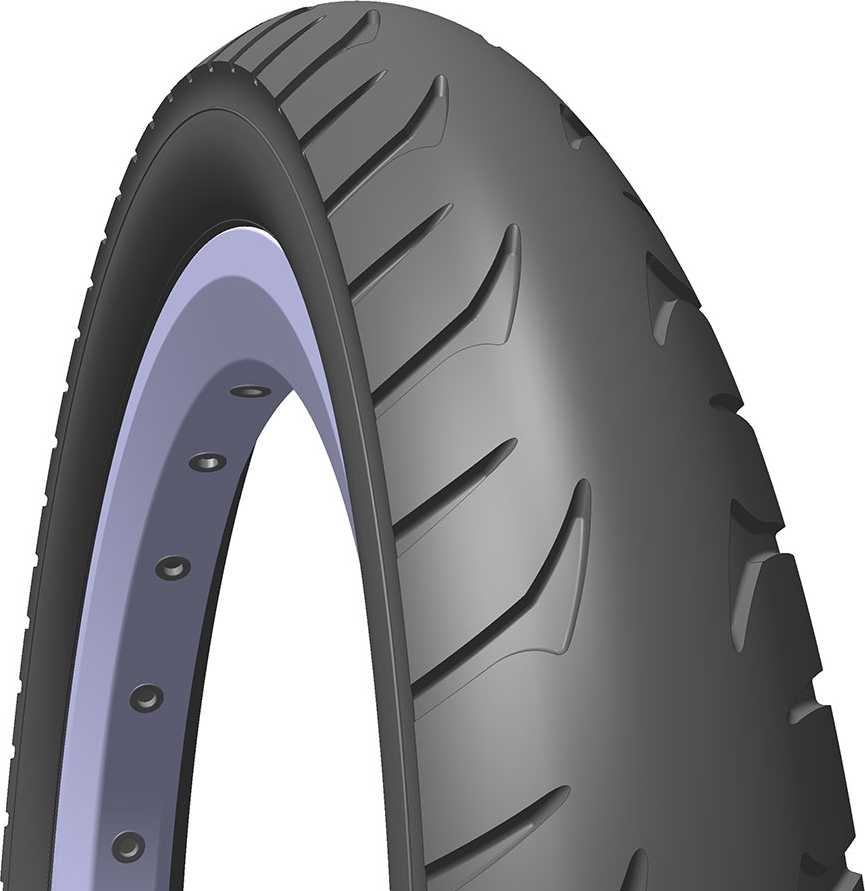 plášť RUBENA 12 1/2 x 1,90 x 2 1/4, R63 GOLF,černý