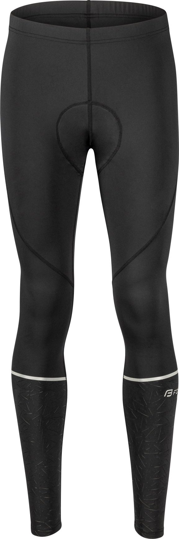 kalhoty FORCE MAZE do pasu s vložkou, černé Velikost: XXL