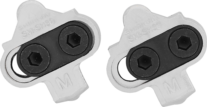 zarážky-kufry SHIMANO SPD SM-SH56 stříbrné