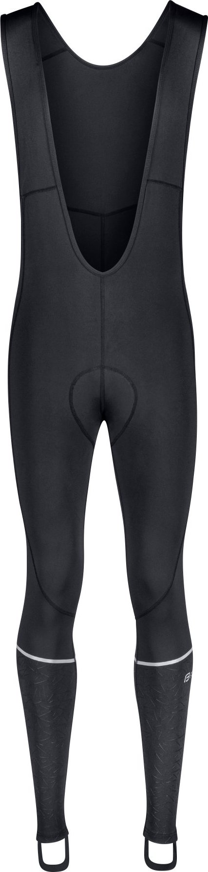 kalhoty FORCE MAZE se šráky a vložkou, černé Velikost: XS