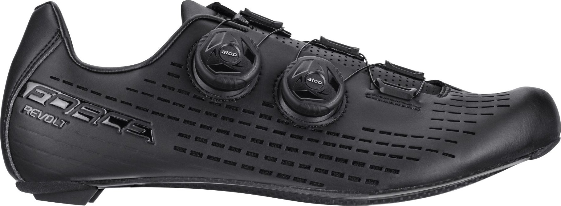 tretry FORCE ROAD REVOLT CARBON, černé Velikost: 41