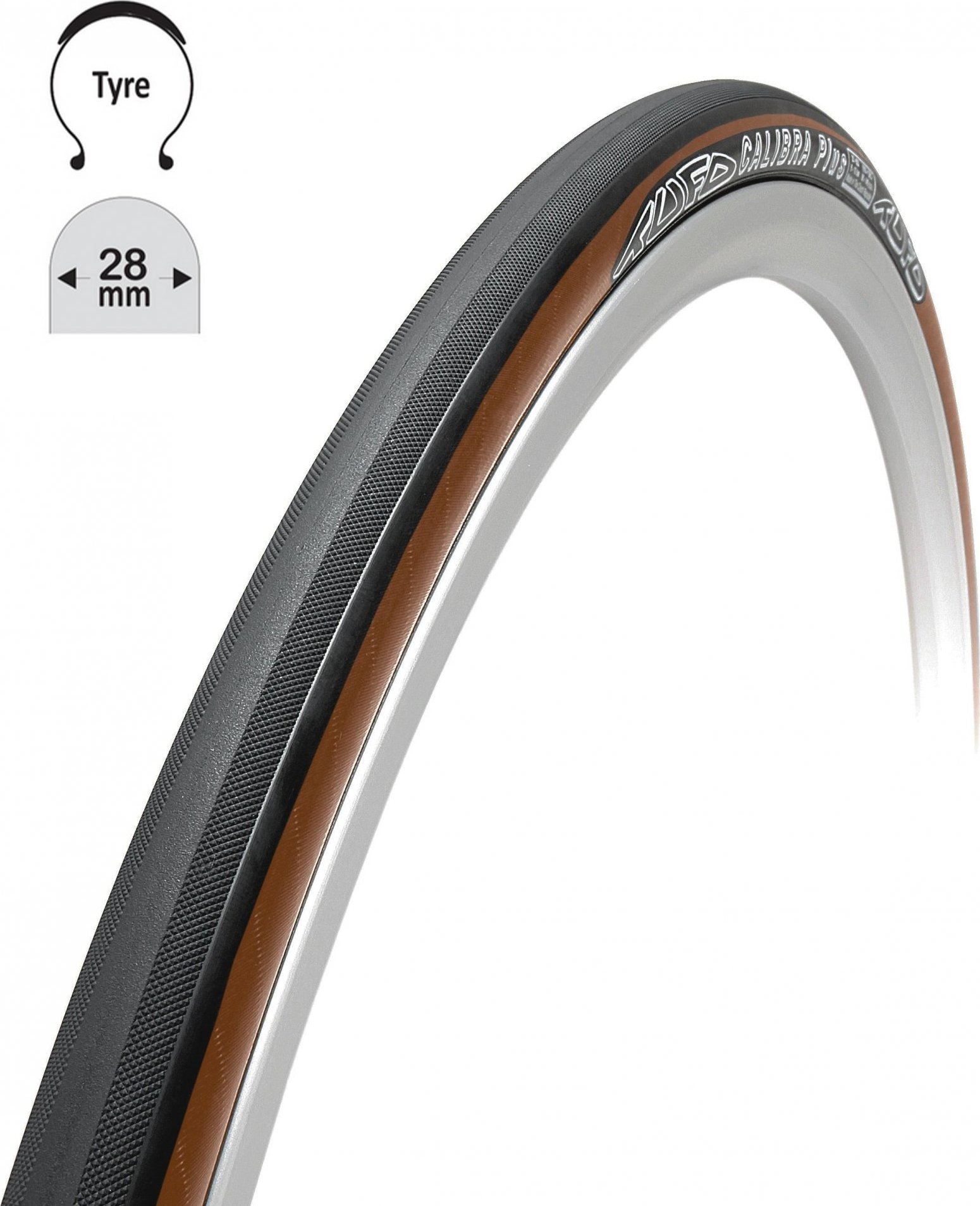 plášť TUFO Calibra Plus 28 700x28C,kevlar, črn-béž