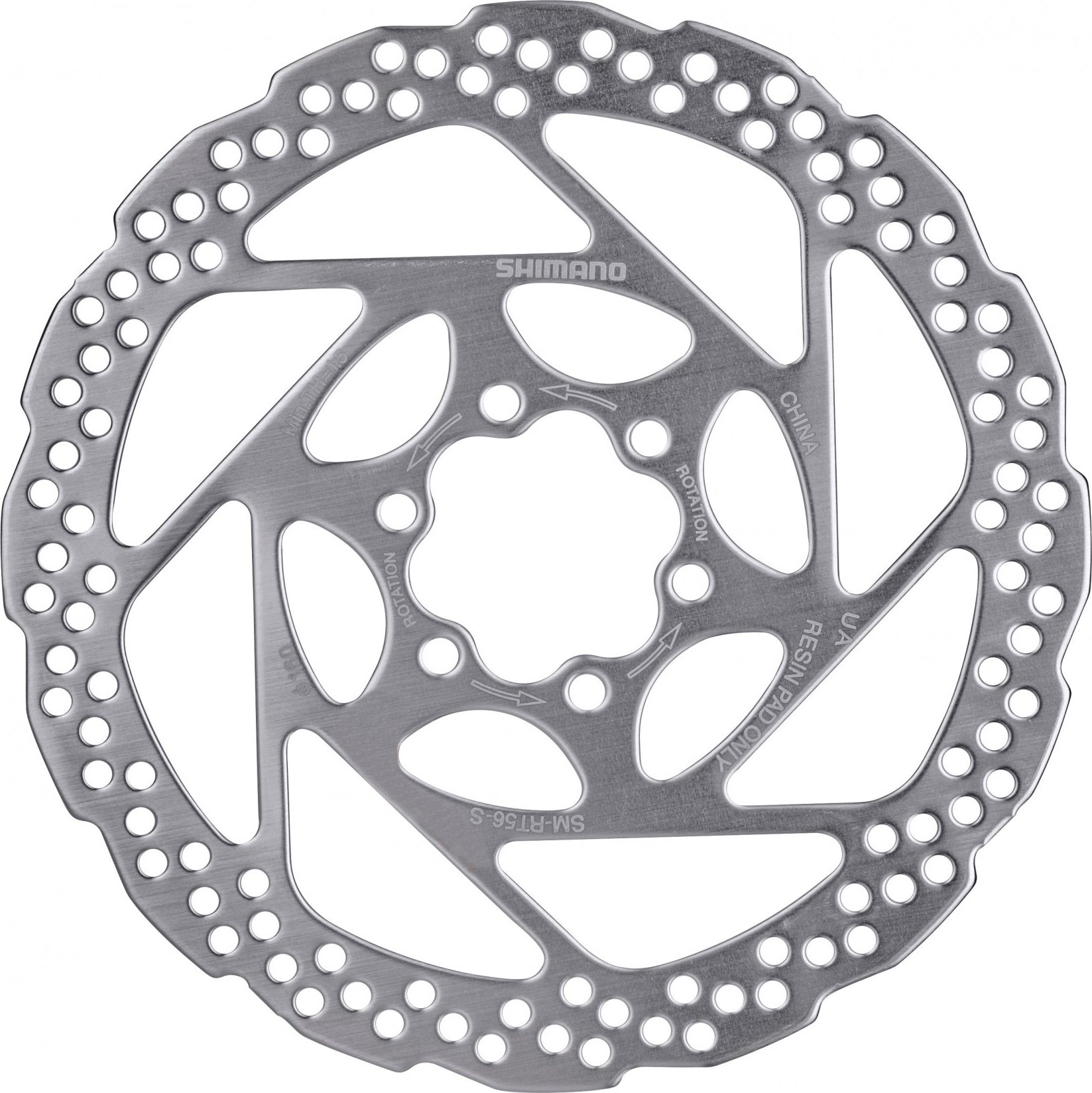SHIMANO kotouč brzdový SH SMRT56, 6 děr 160mm