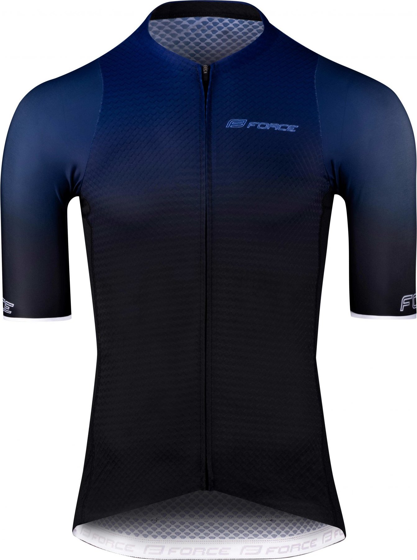 dres FORCE SMOOTH krátký rukáv, modro-černý Velikost: M