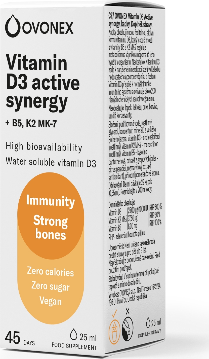 Ovonex Vitamin D3 Active Synergy, 25 ml