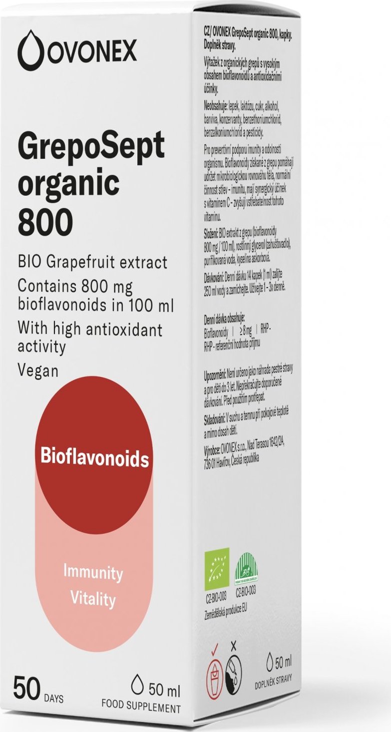 Ovonex GrepoSept ORGANIC 800, 50 ml