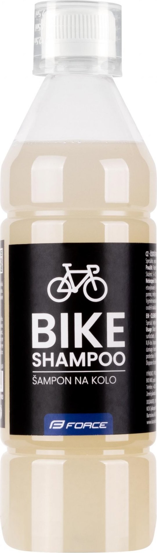 čistič FORCE BIKE SHAMPOO s voskem - 0,5 l - bílý