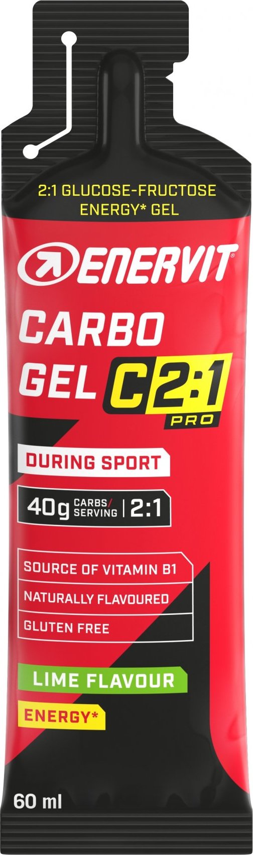 Enervit Carbo gel C2:1 PRO 60 ml - limetka