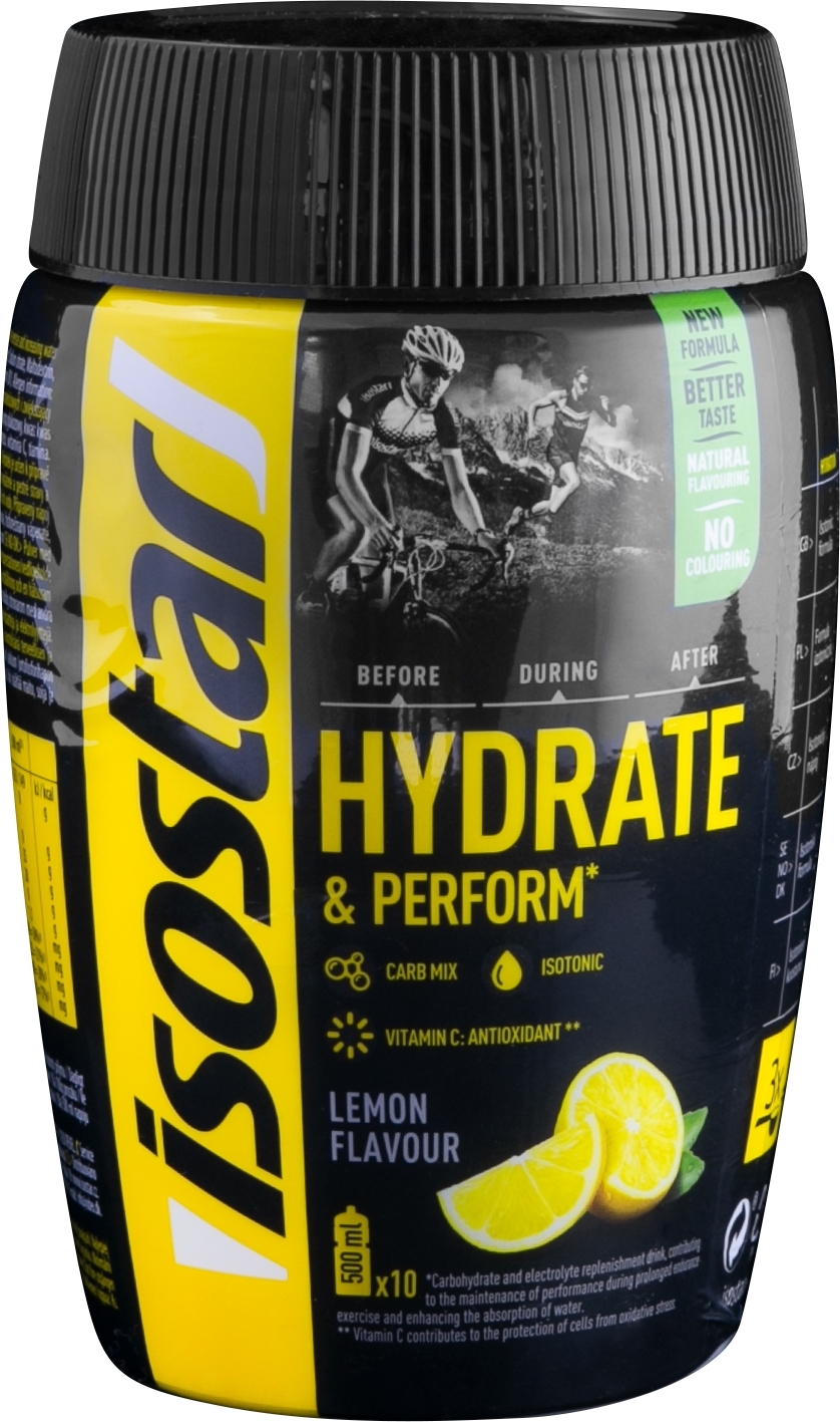 ISOSTAR Hydrate and Perform, dóza, 400 g citron