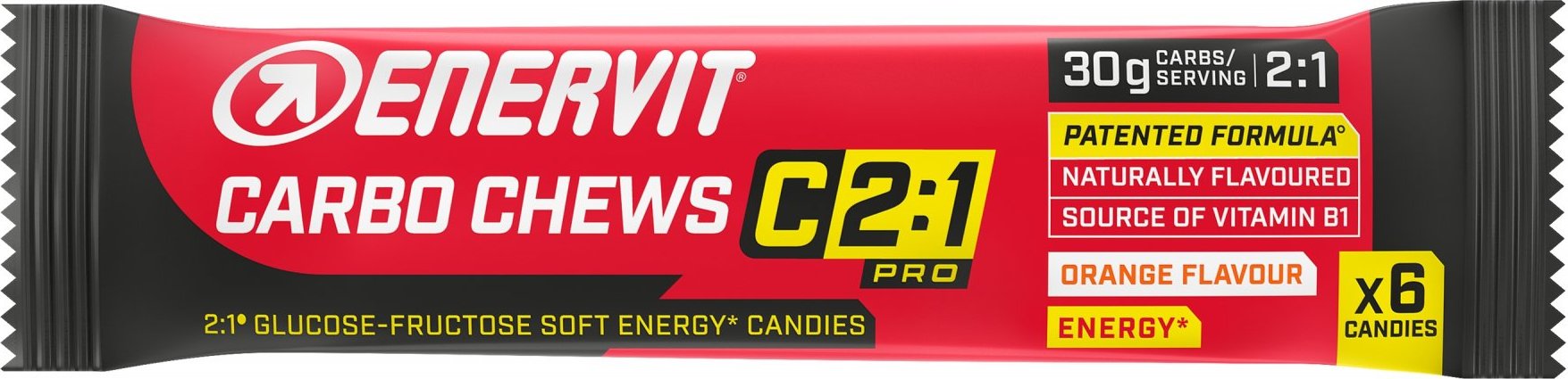 Enervit Carbo Chews C2:1 34 g - pomeranč