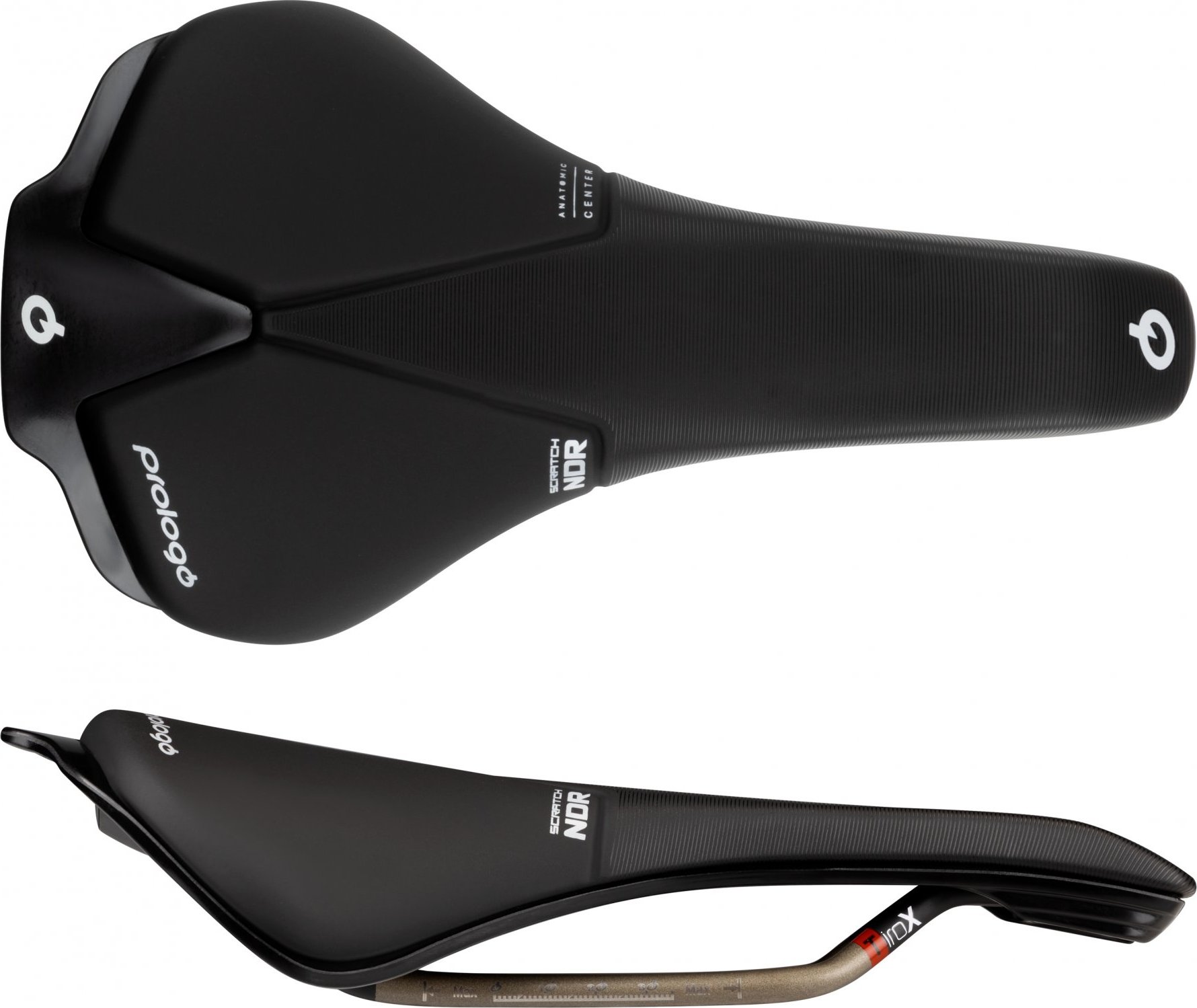 sedlo PROLOGO SCRATCH NDR TiROX 140 černé