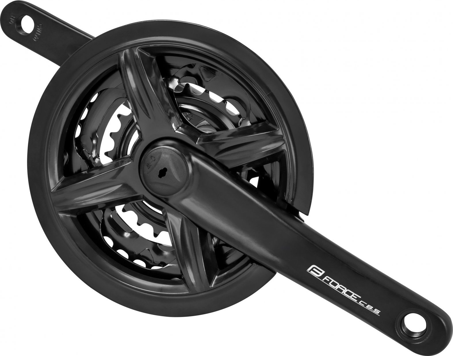 kliky FORCE C8.5 Al 42/34/24z kryt 170mm, černé