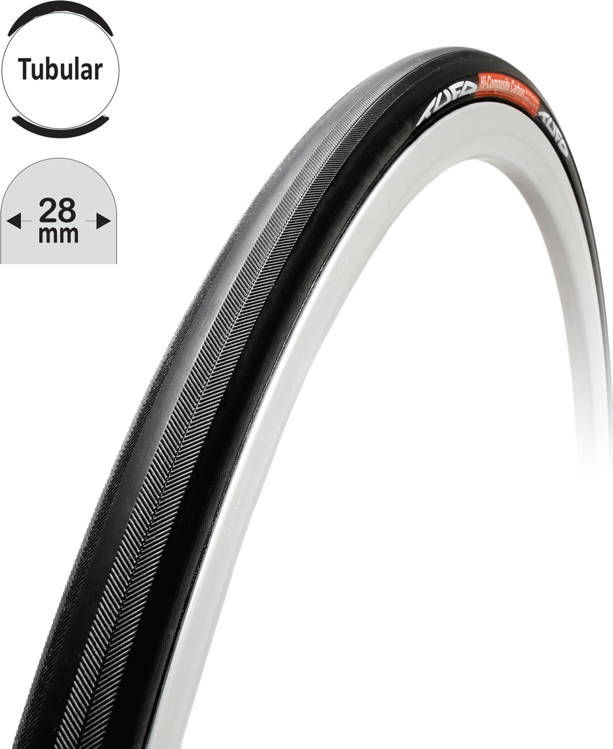 galuska TUFO HiCC carbon 28 černo-černá 28"/28mm