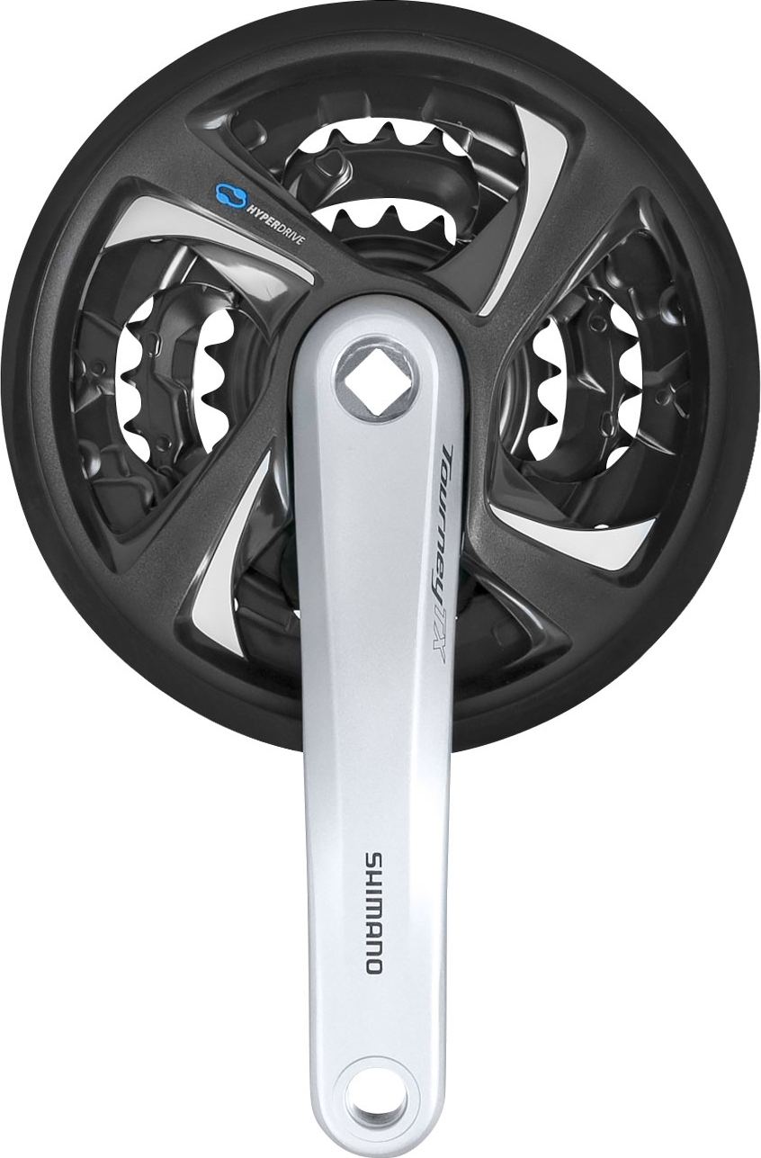 SHIMANO kliky FCTX801 42/32/22 stříbrné 170+kryt