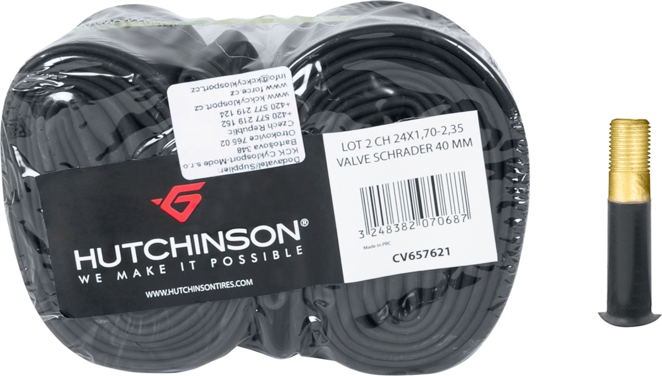 duše HUTCHINSON 24x1,7/ 2,35 AV 40mm, 2ks