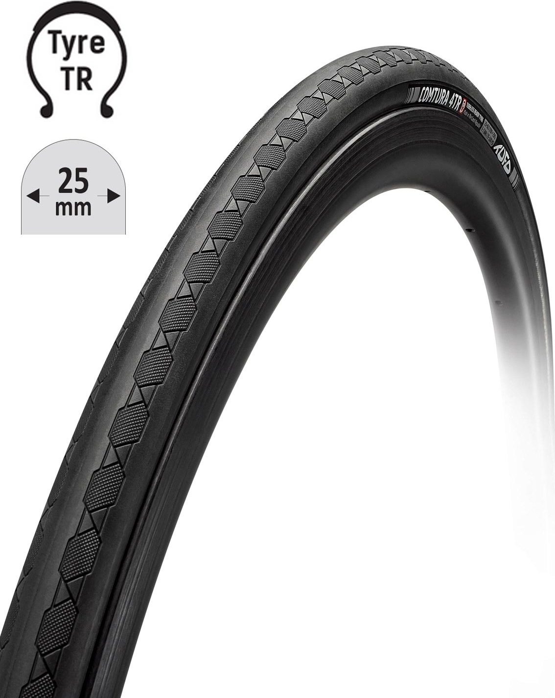 plášť TUFO Comtura 4TR25, 700x25C, kevlar, bezduš.