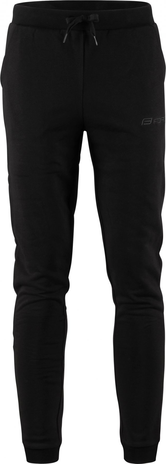 tepláky FORCE COMFY, černé Velikost: M