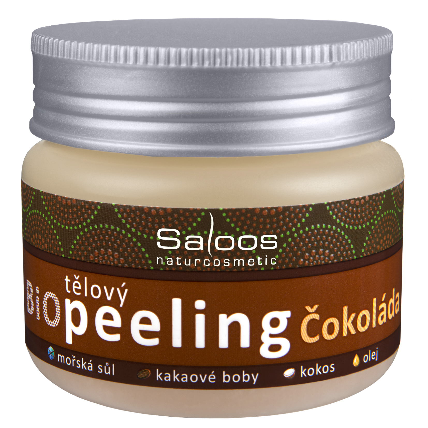Saloos bio Tělový peeling Čokoláda 140ml