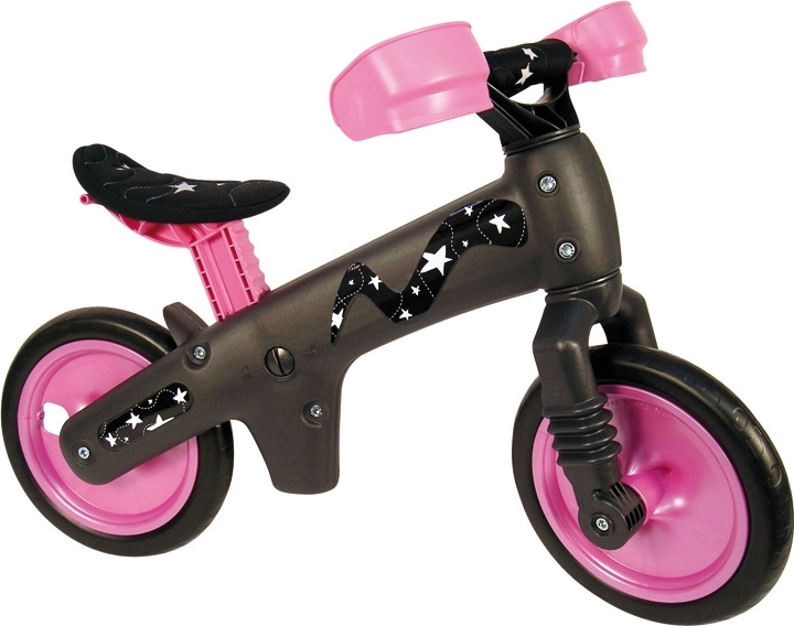 odrážedlo BELLELLI B-BIP, černo-růžové