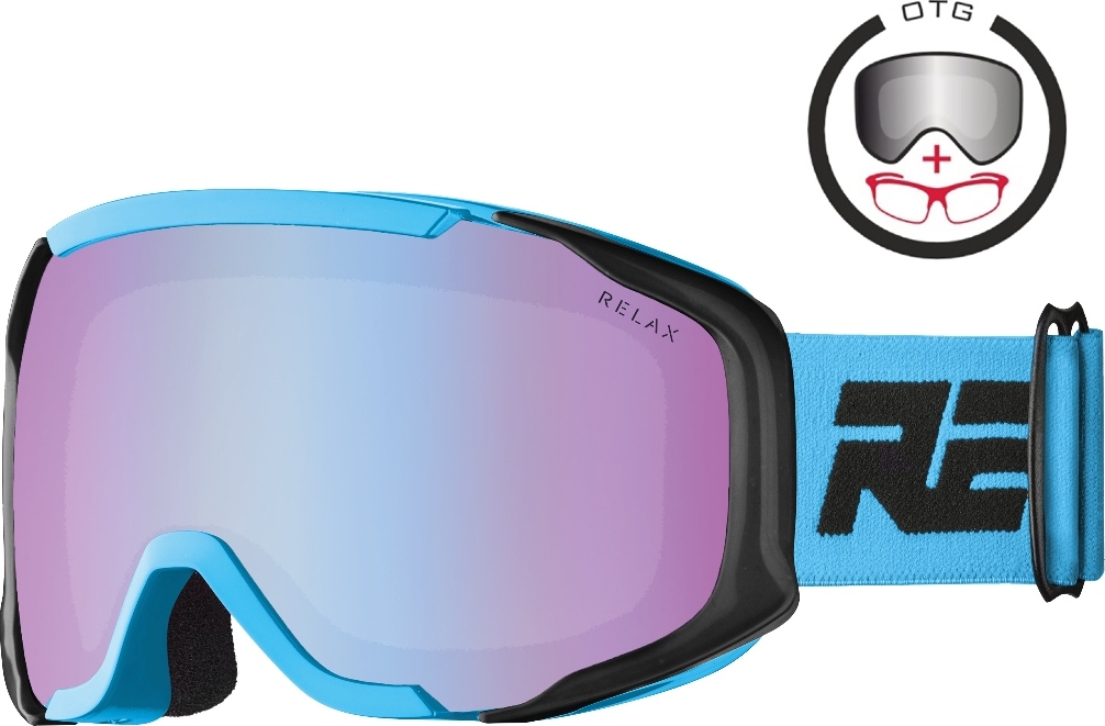 Dětské lyžařské brýle RELAX De-vil modrá