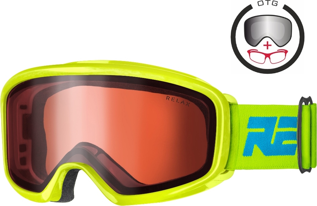 Dětské lyžařské brýle RELAX Arch žlutá